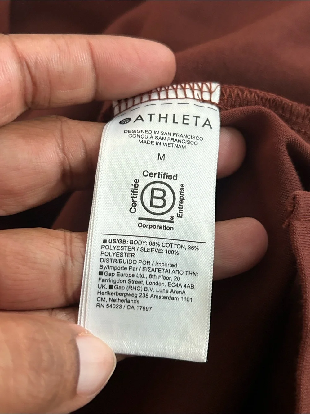 Athleta | Harlow hybrid puff sleeve shirt in ancient mahogany